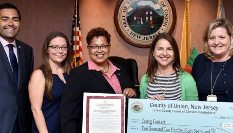 Union County Freeholder Board grant to Caring Contact